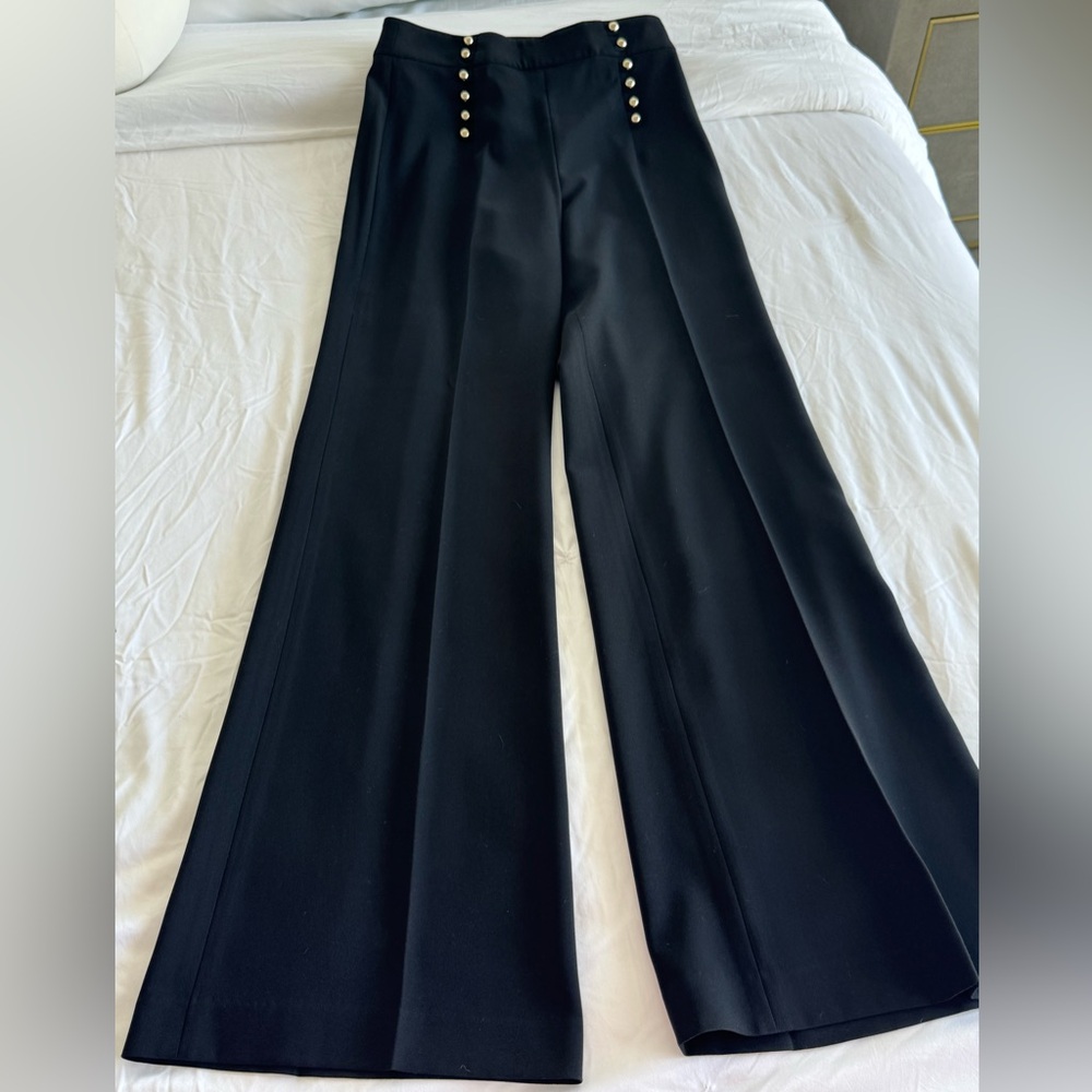 Marciano Elegant Black Wide-Leg Pants